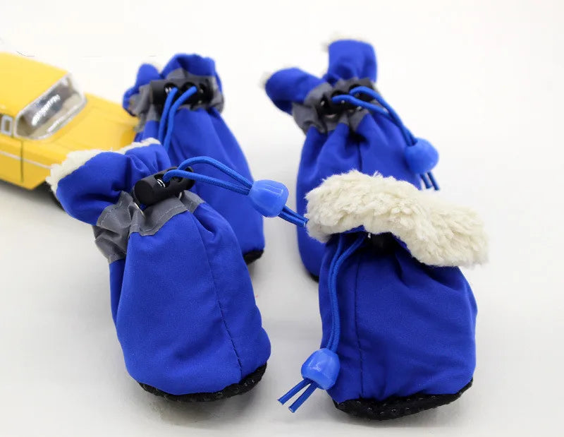 Waterproof Winter Boots for Puppies (4-Pack)