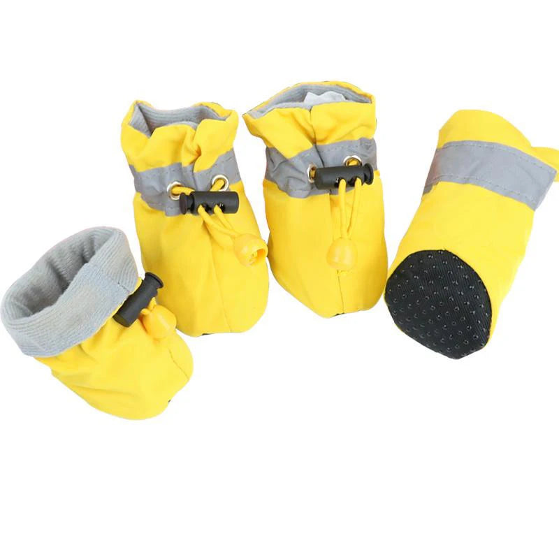 Waterproof Winter Boots for Puppies (4-Pack)