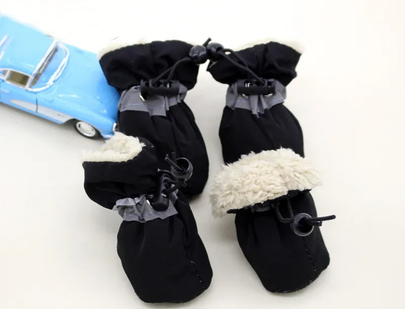 Waterproof Winter Boots for Puppies (4-Pack)