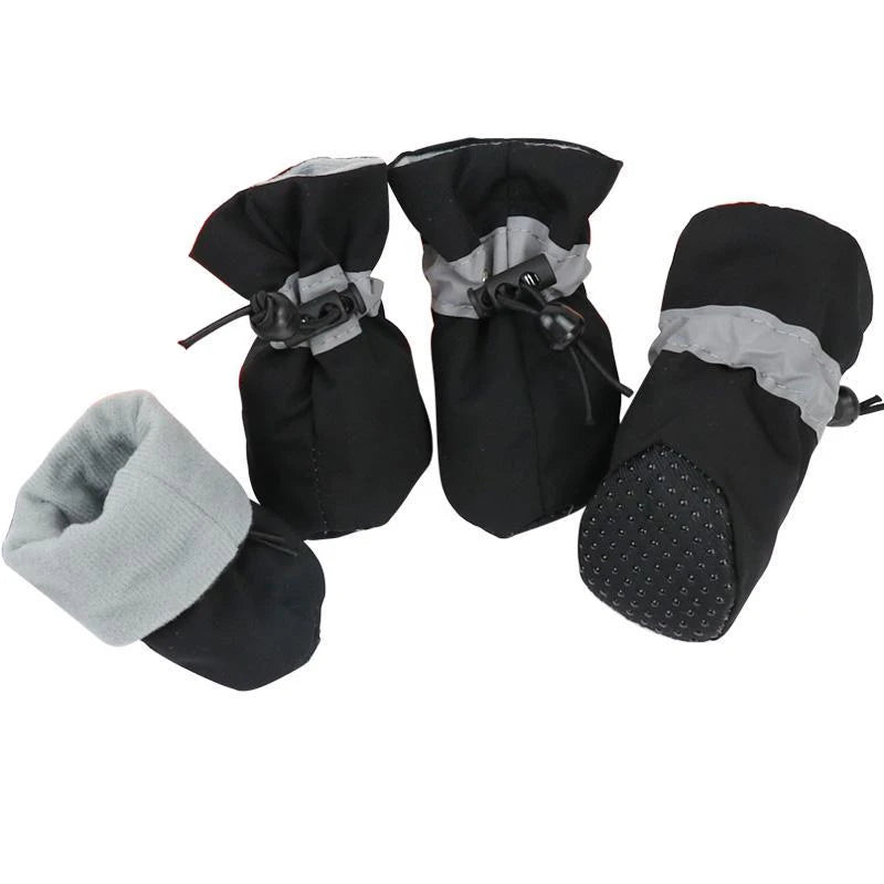 Waterproof Winter Boots for Puppies (4-Pack)