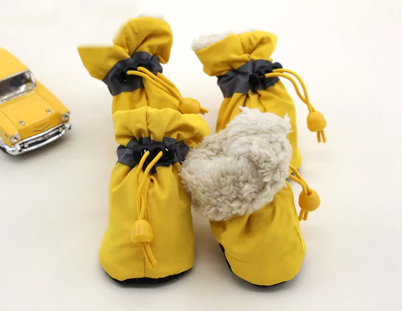 Waterproof Winter Boots for Puppies (4-Pack)