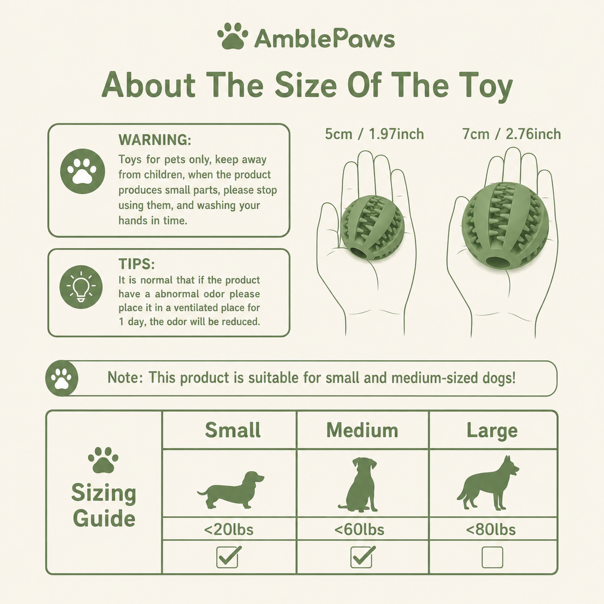 Treat-Dispensing Chew Ball for Dogs & Cats